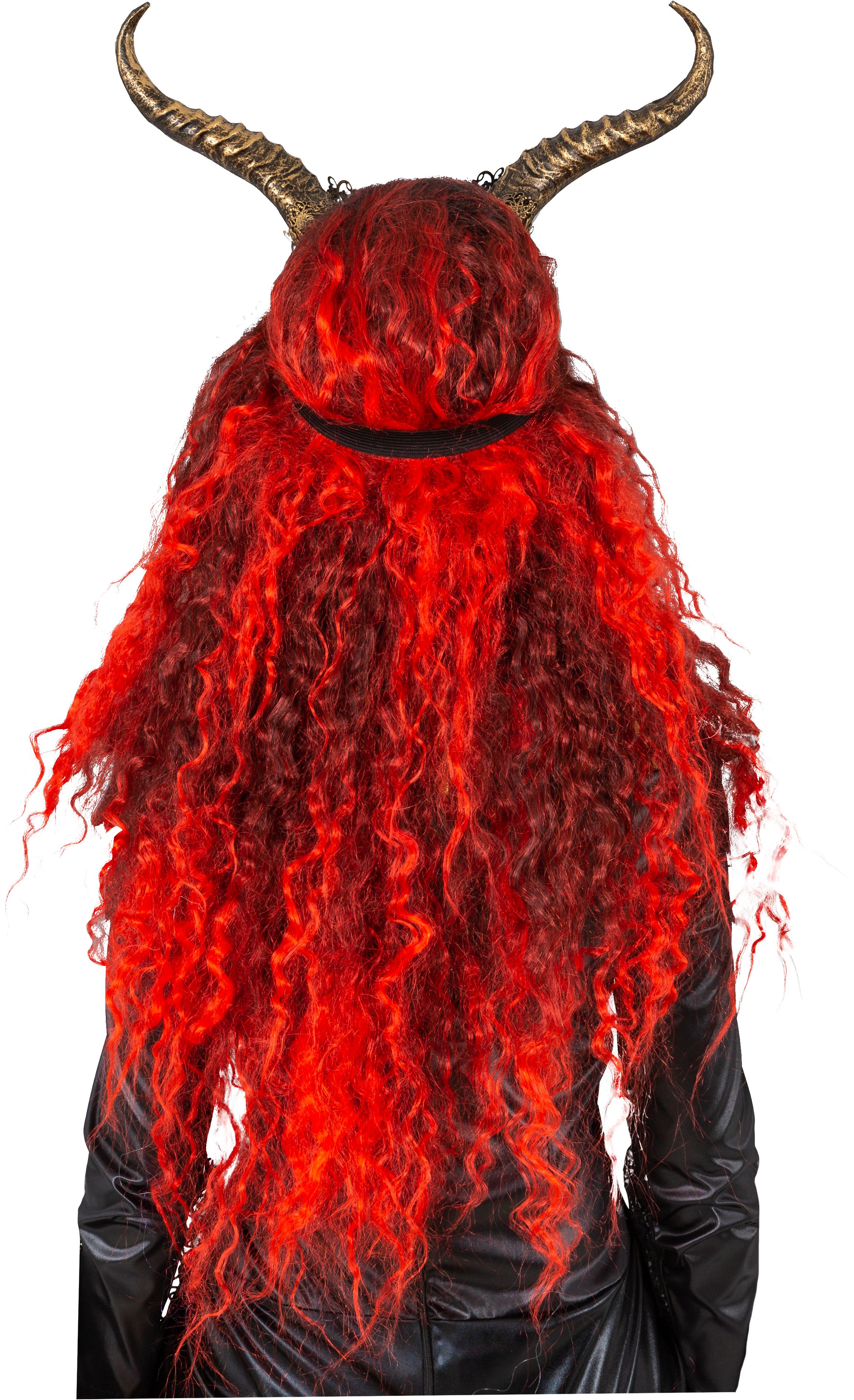 Hexe Walburga, rot-schwarz Hexe Walburga, rot-schwarz
