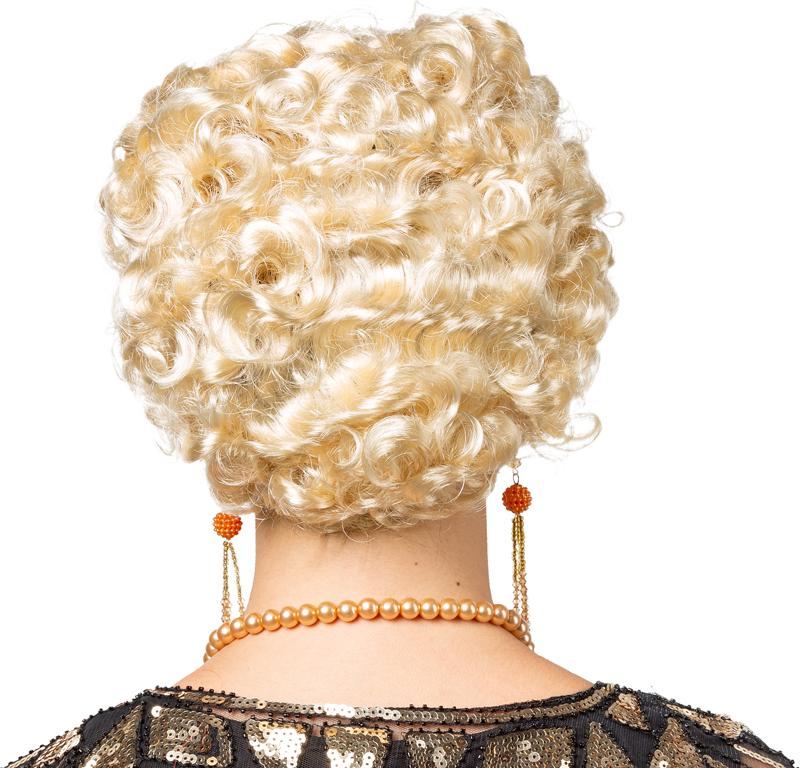 Perücke 20er finger waves, blond Perücke 20er finger waves, blond