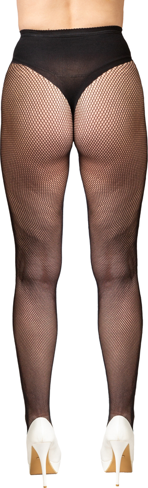 Netzstrumpfhose mit Slip, schwarz