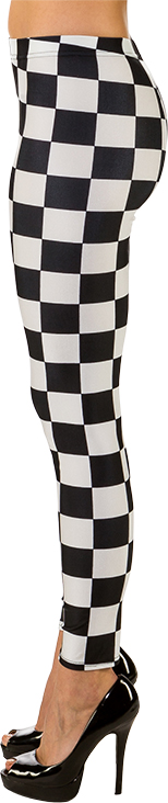 Leggings Karo schwarz-weiß Leggings Karo schwarz-weiß