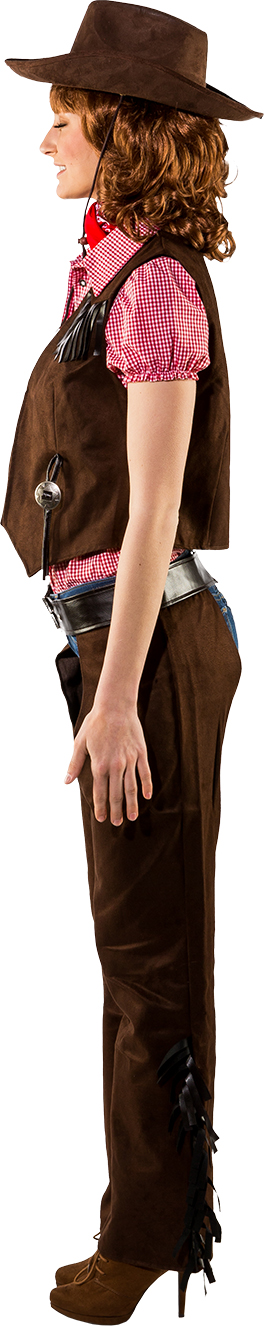 Cowgirl Weste Wildlederimitat Cowgirl Weste Wildlederimitat
