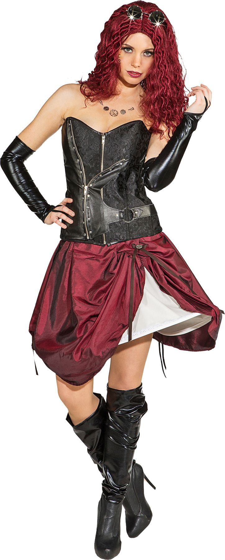 Steampunk Reifrock, weinrot Steampunk Reifrock, weinrot