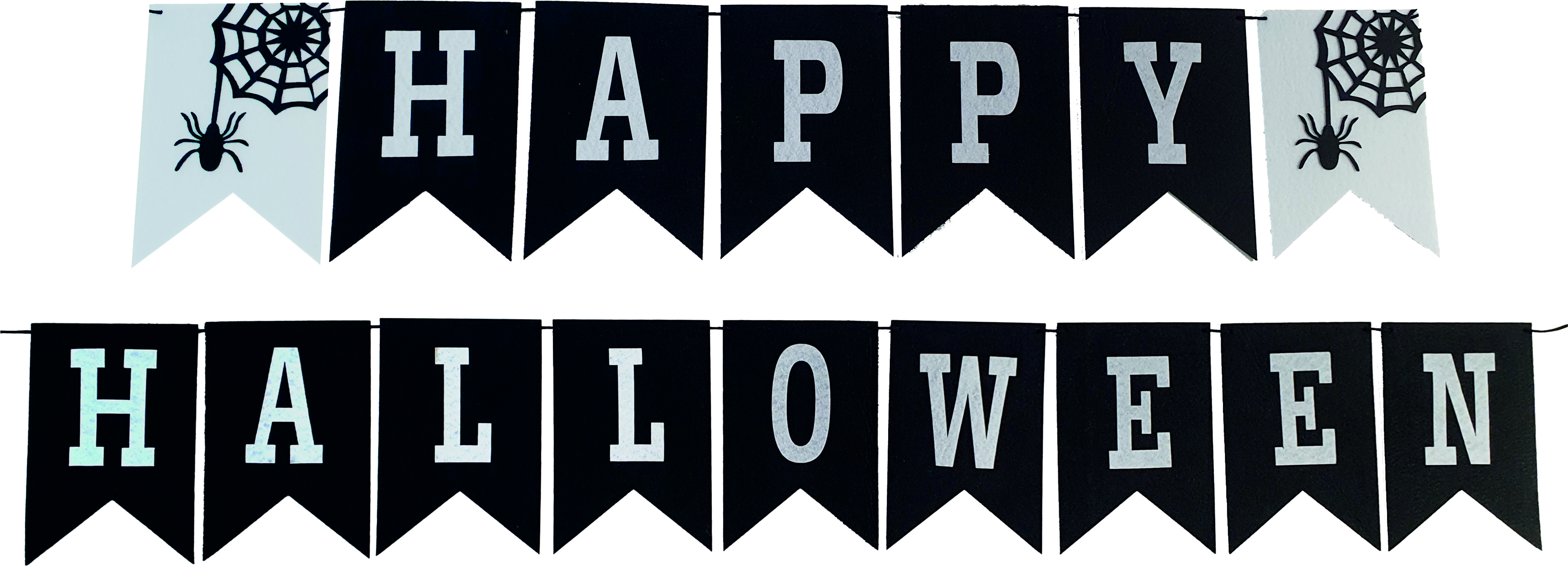 Wimpelgirlande "Happy Hallooween"