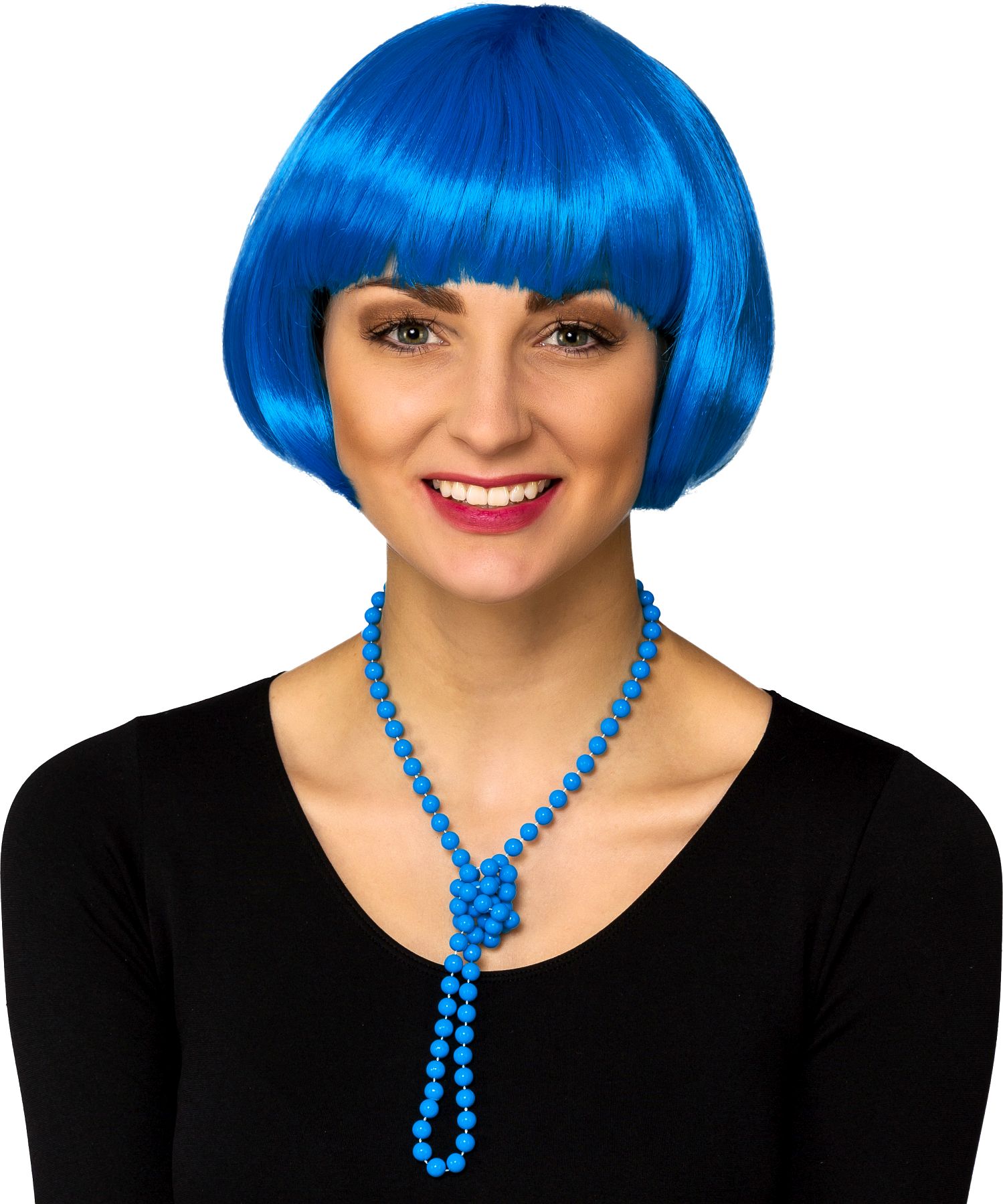 Bob-Perücke, blau Bob-Perücke, blau