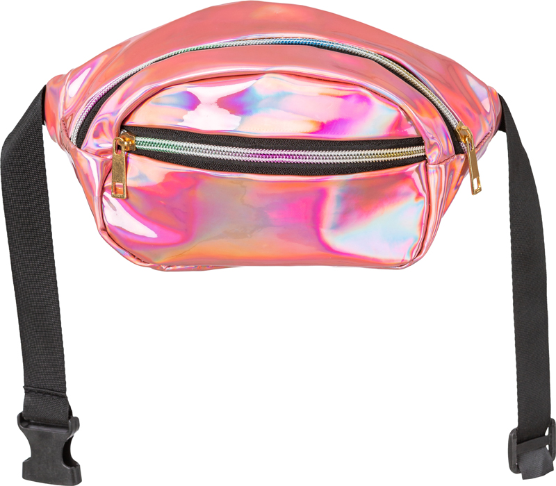 Bauchtasche rosa-metallic