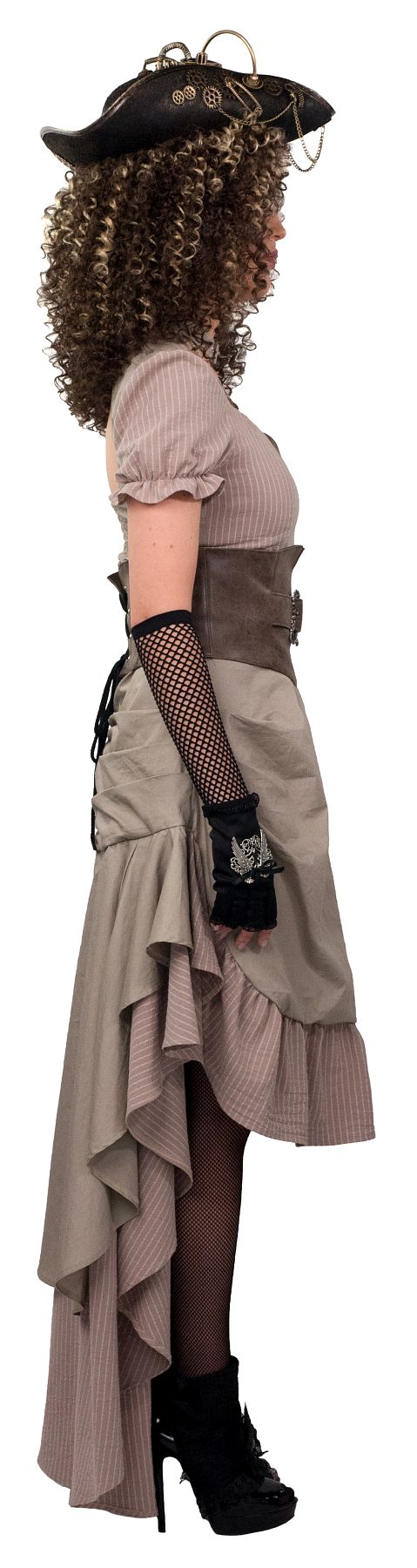Kleid Steampunk Vokuhila Kleid Steampunk Vokuhila