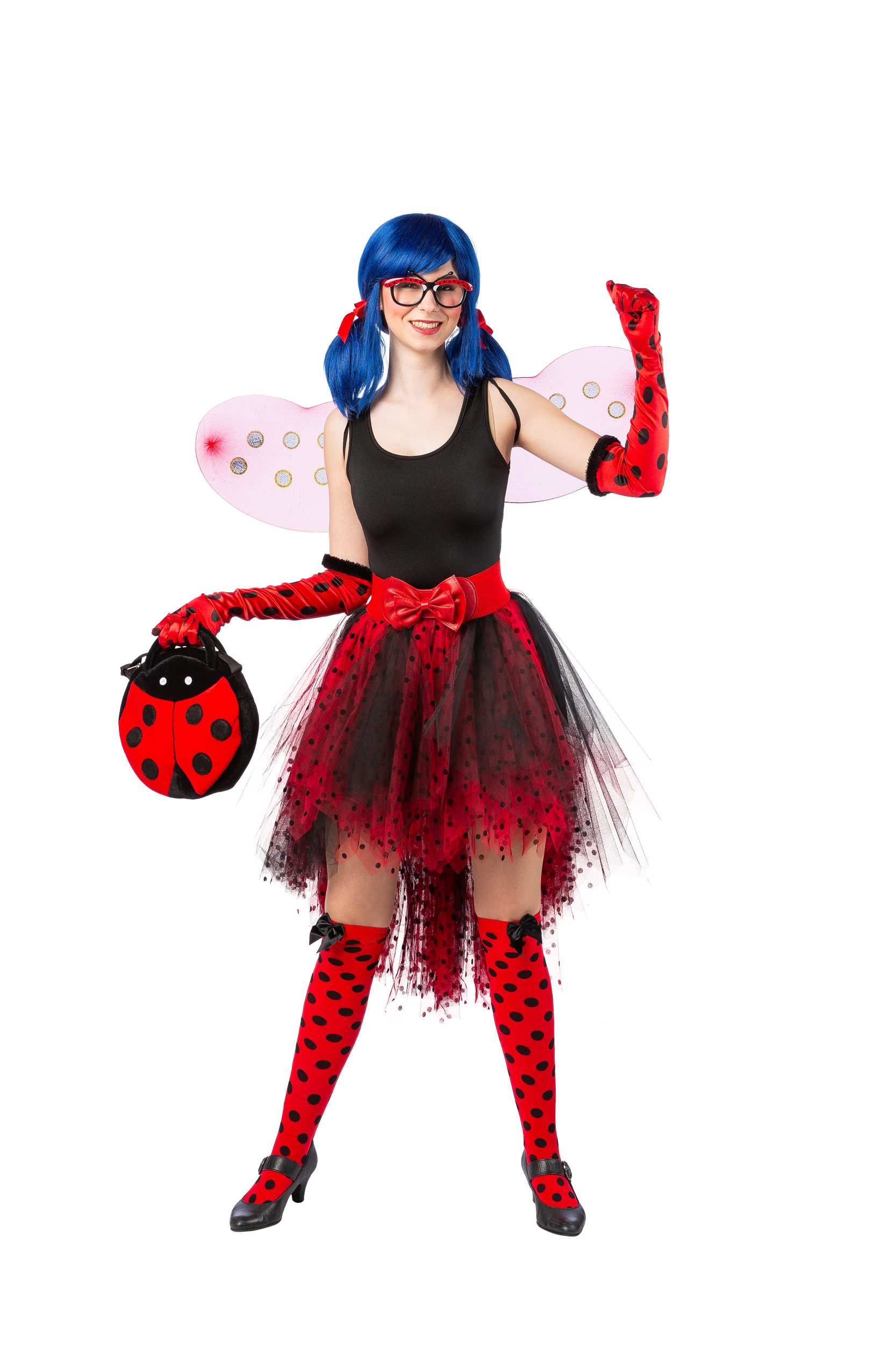 Tutu Vokuhila, rot/schwarz Tutu Vokuhila, rot/schwarz