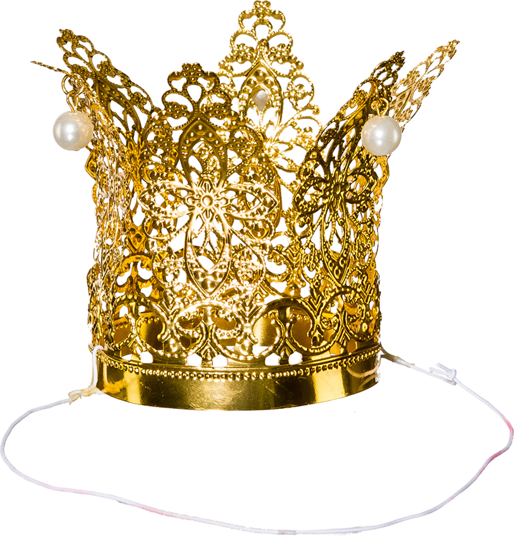 Prinzessinenkrone mit Perlen