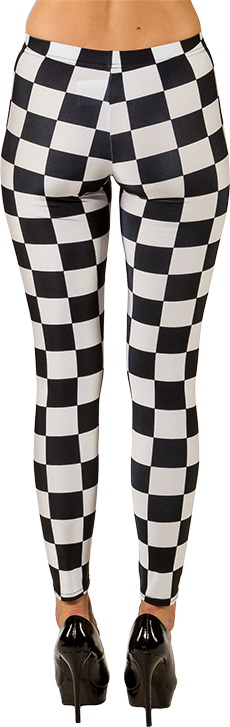 Leggings Karo schwarz-weiß Leggings Karo schwarz-weiß