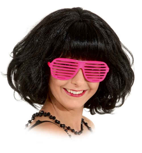 Brille Party, neonpink 