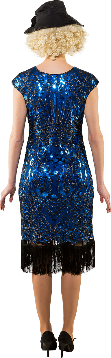 Paillettenkleid blau Paillettenkleid blau