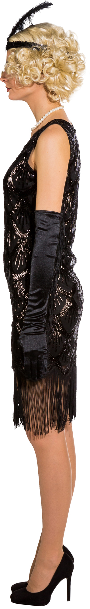 Paillettenkleid 20er schwarz Paillettenkleid 20er schwarz