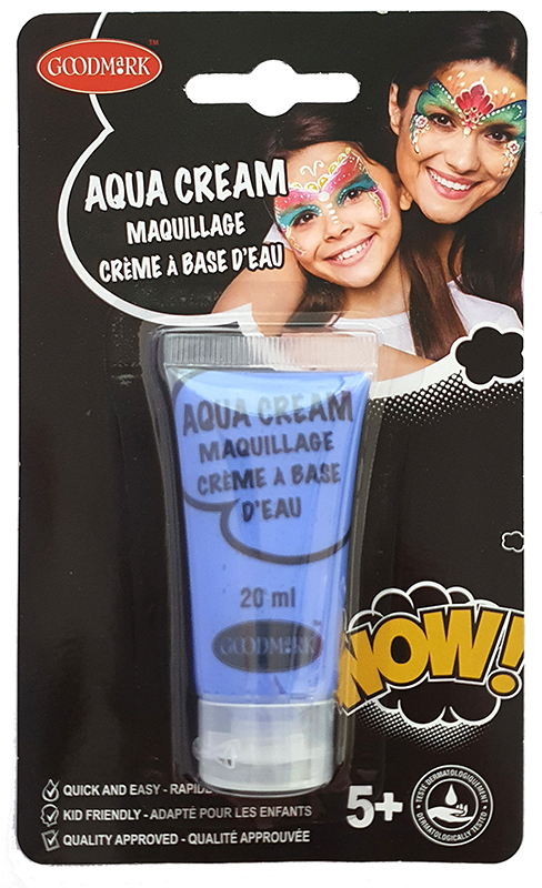 Aqua-Creme Schminke, blau Aqua-Creme Schminke, blau
