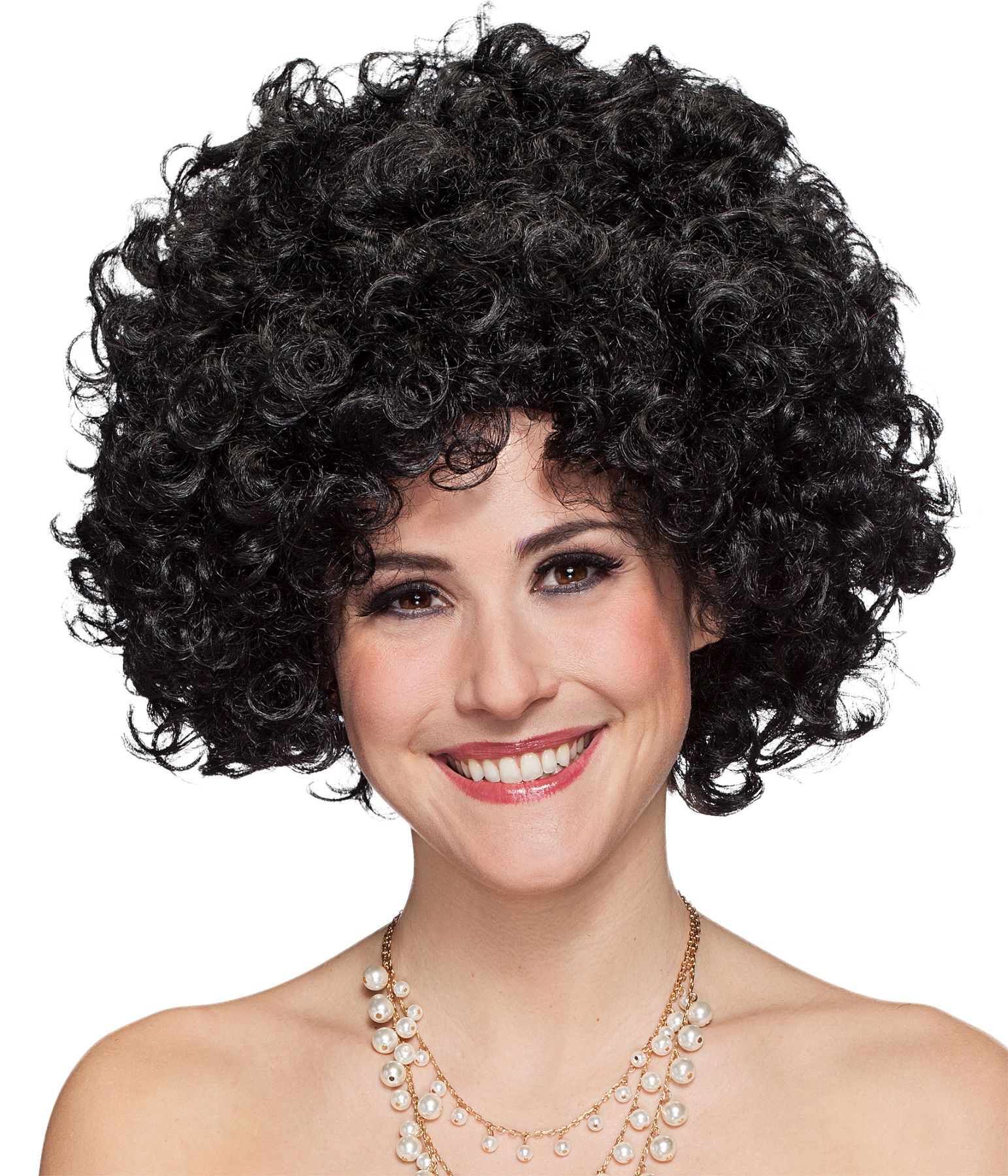Hair große Locke, schwarz Hair große Locke, schwarz