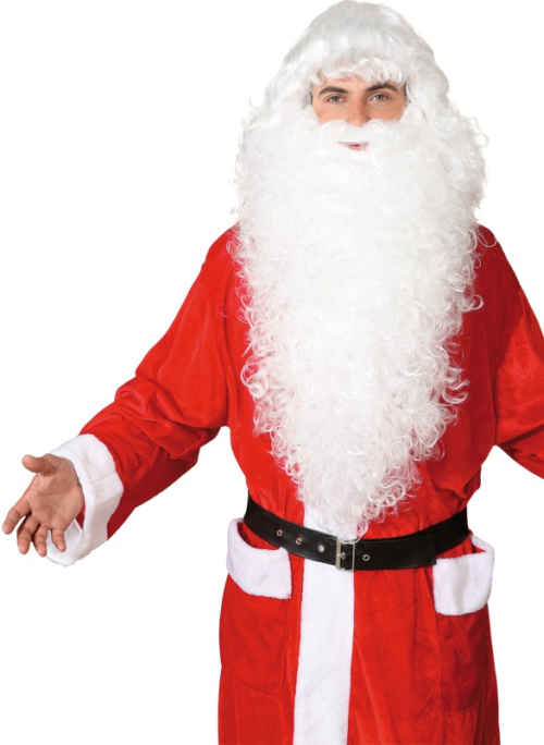 Set-Nikolaus extra lang, weiß