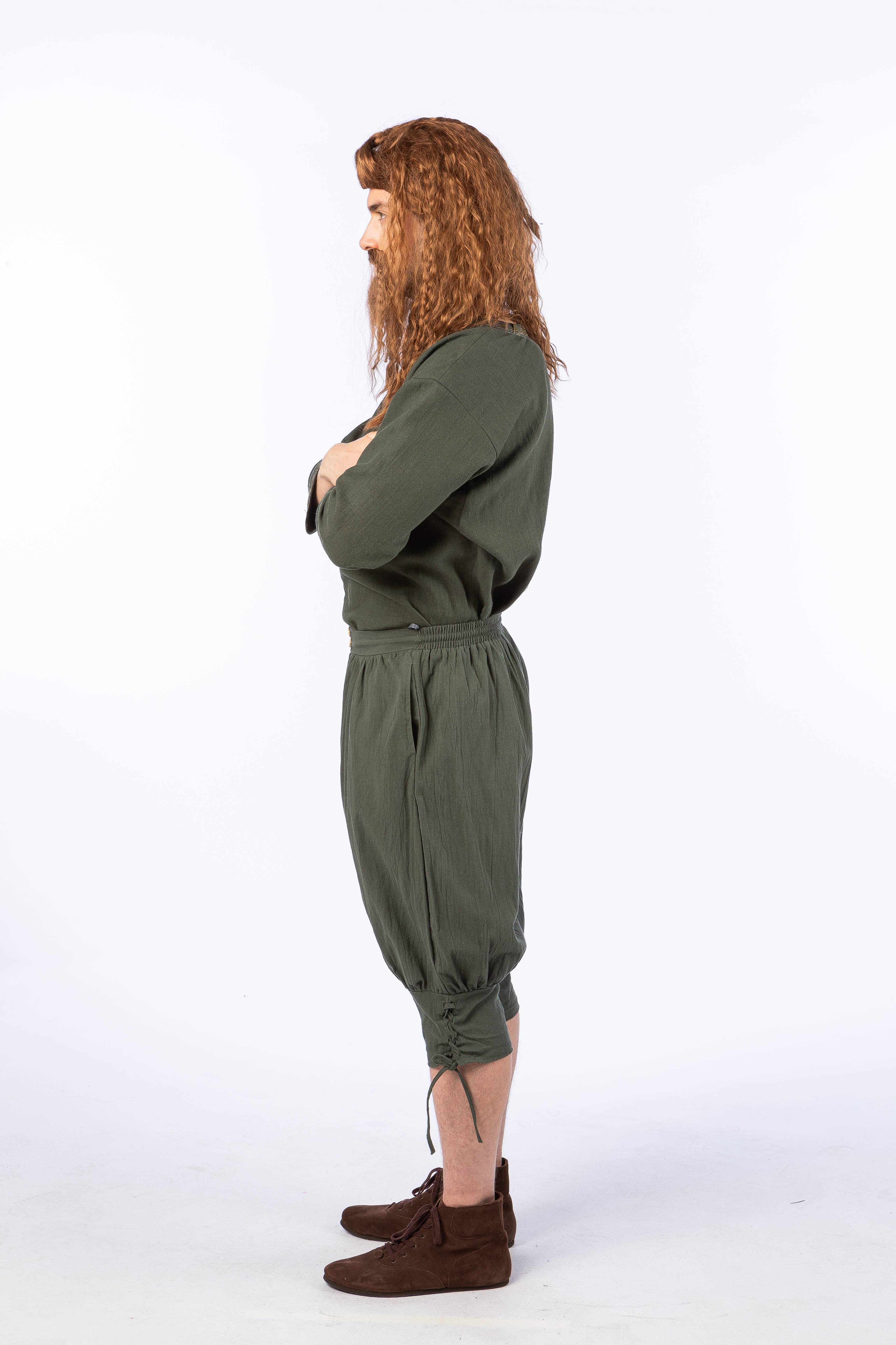 Historische Kniebundhose, grün Historische Kniebundhose, grün