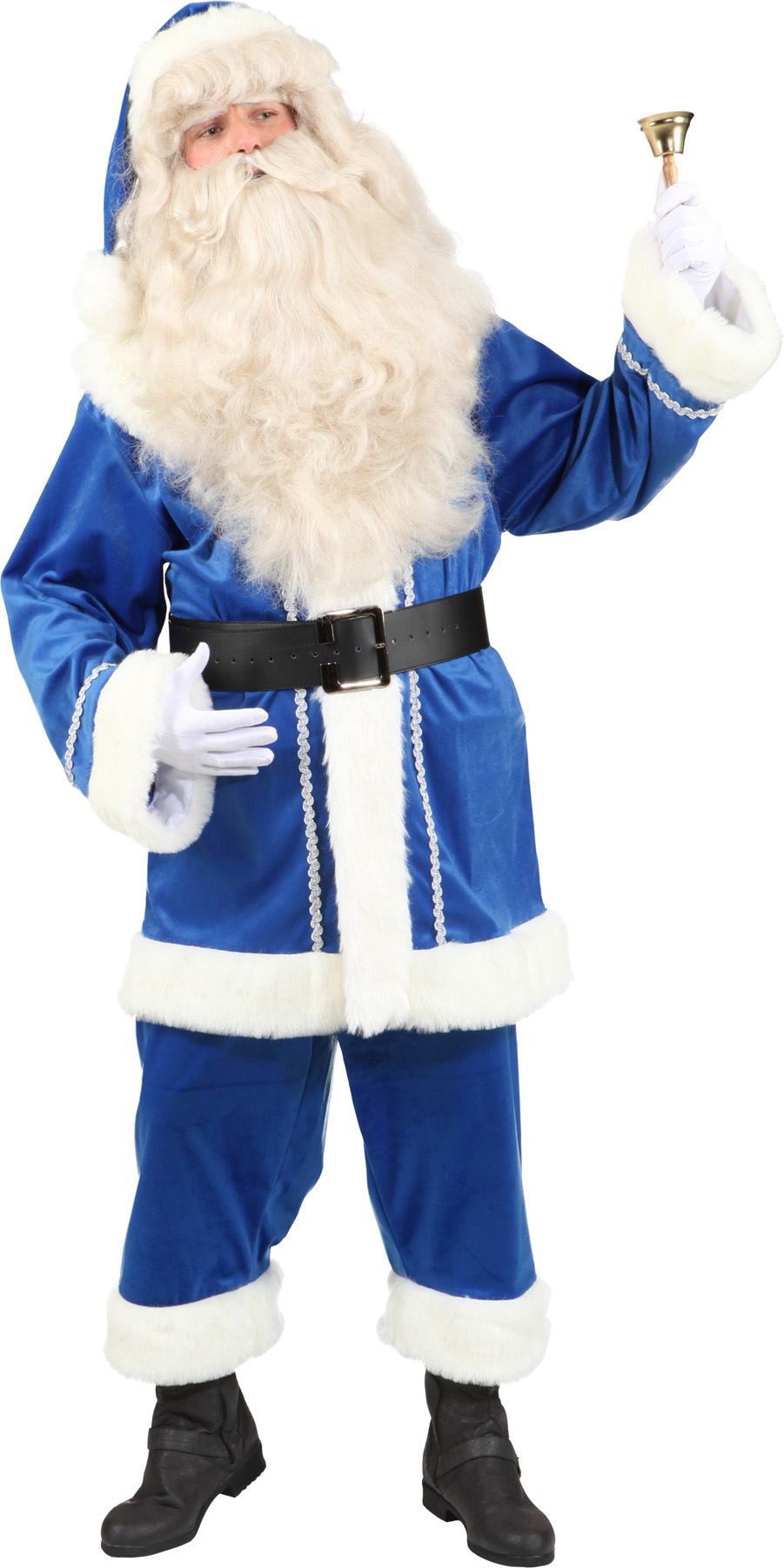 Weihnachtsmannanzug, blau 