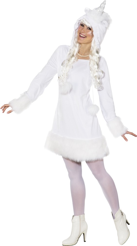 Einhornkleid, weiß 