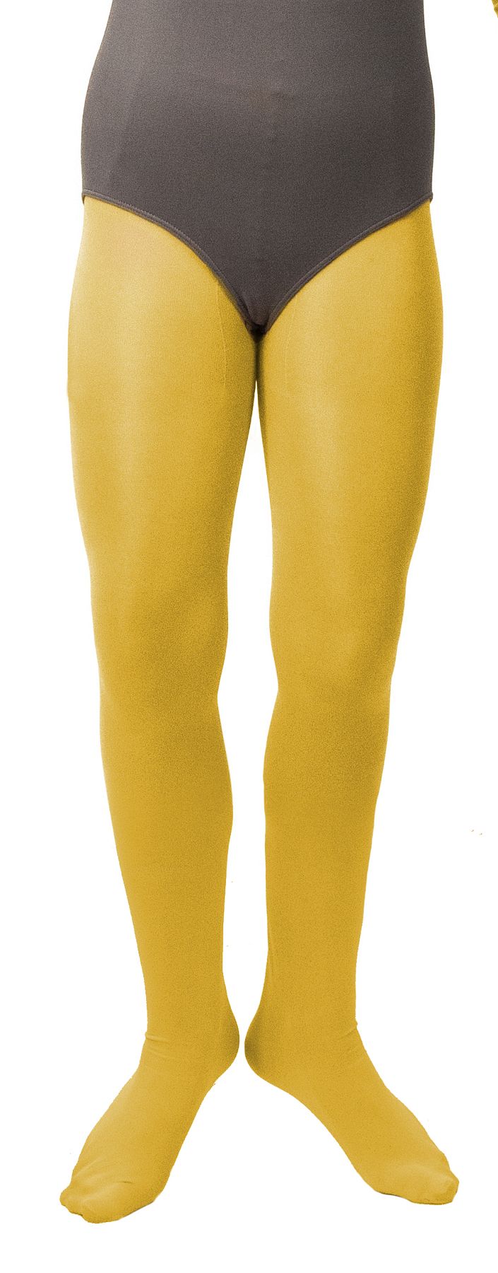 blickdichte Strumpfhose, gelb