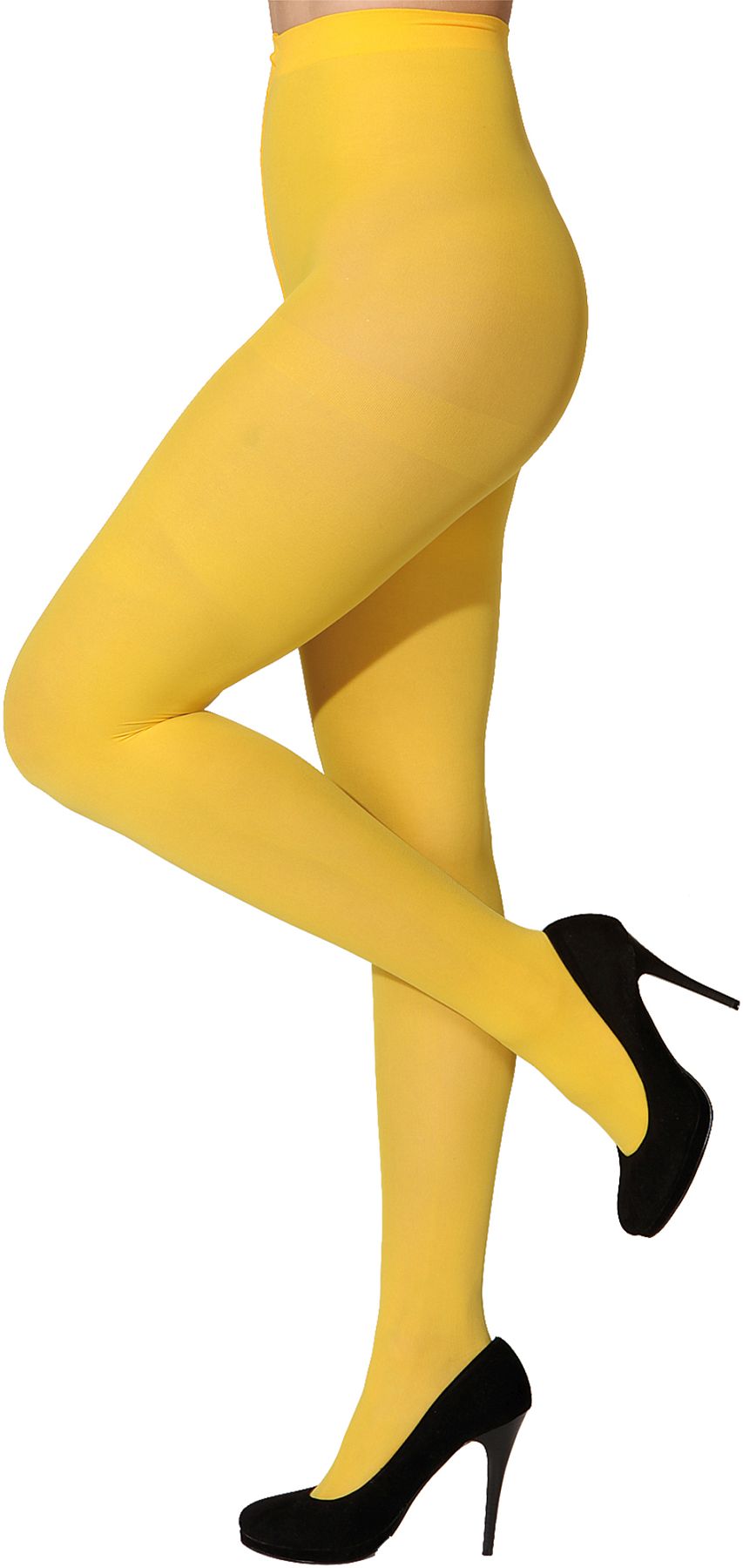 blickdichte Strumpfhose, gelb