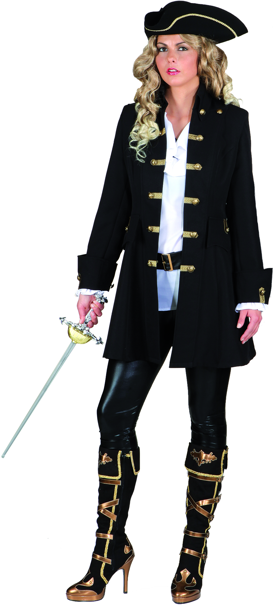 Damenjacke schwarz de Luxe 