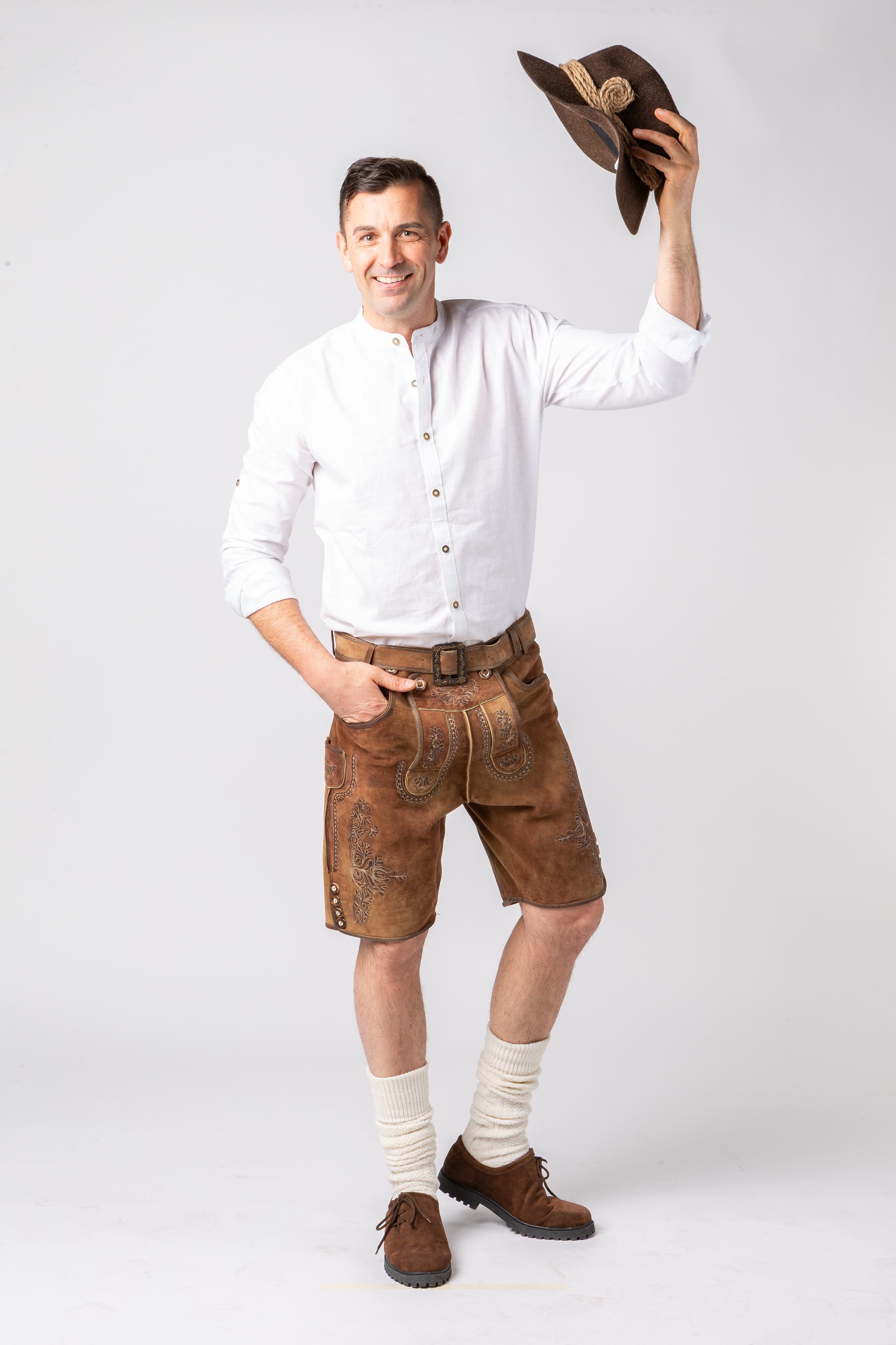 Lederhose, kurz rost Lederhose, kurz rost