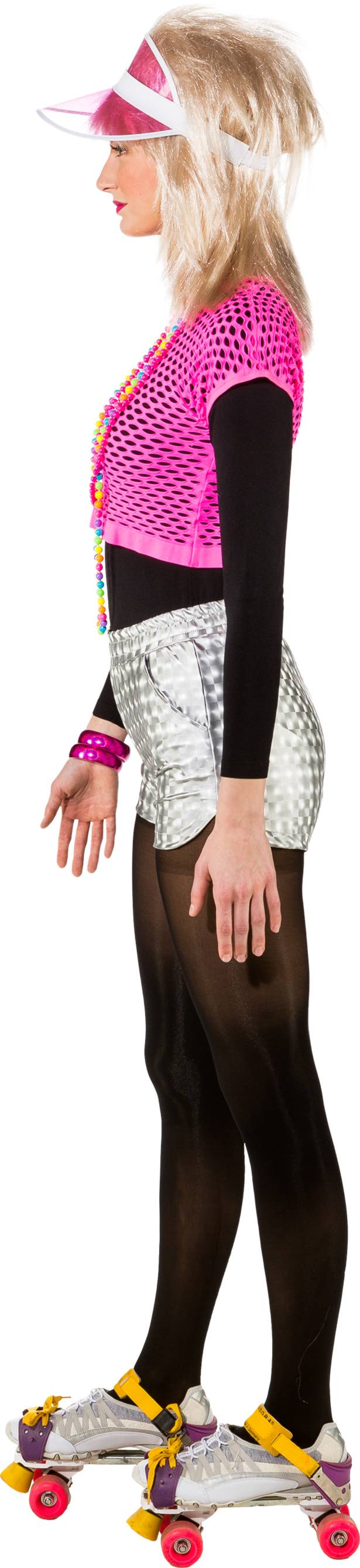 80er Jahre Shorts, silber-metallic 80er Jahre Shorts, silber-metallic
