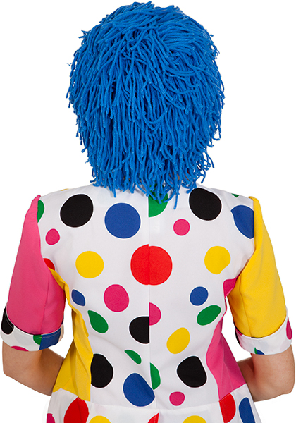 Clown Wolle blau Clown Wolle blau