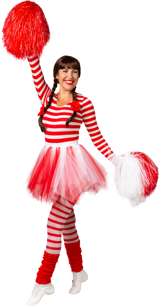 Tutu, rot weiß