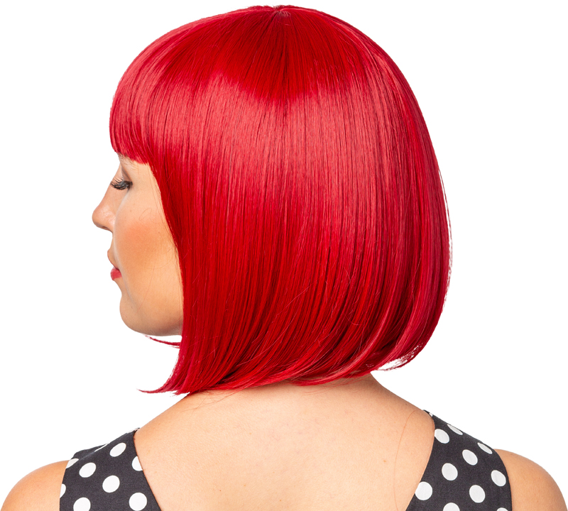 Perücke Long Bob, granatrot Perücke Long Bob, granatrot