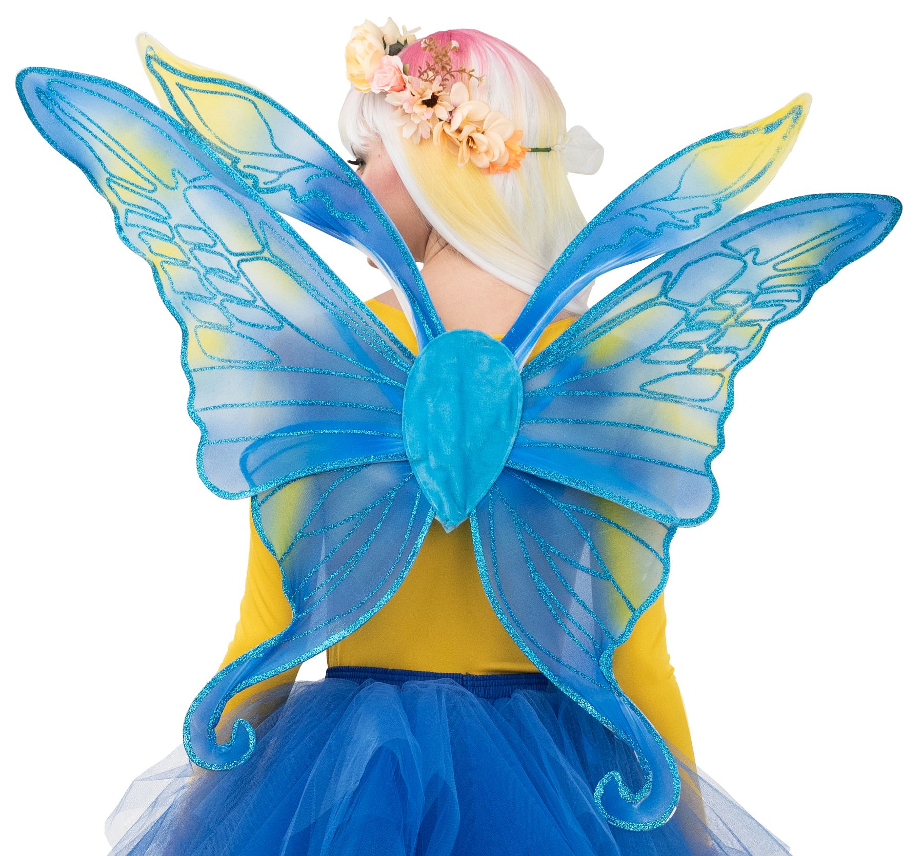 Flügel Fee, blau 
