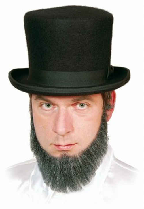 Backenbart, braun  