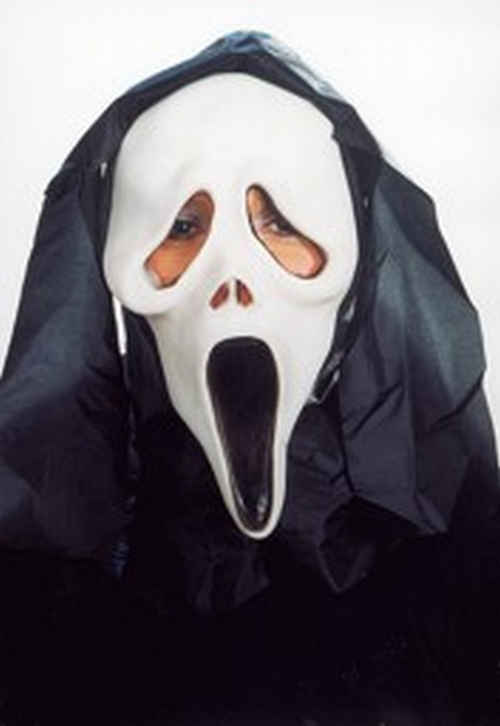 Maske Geist mit Haube