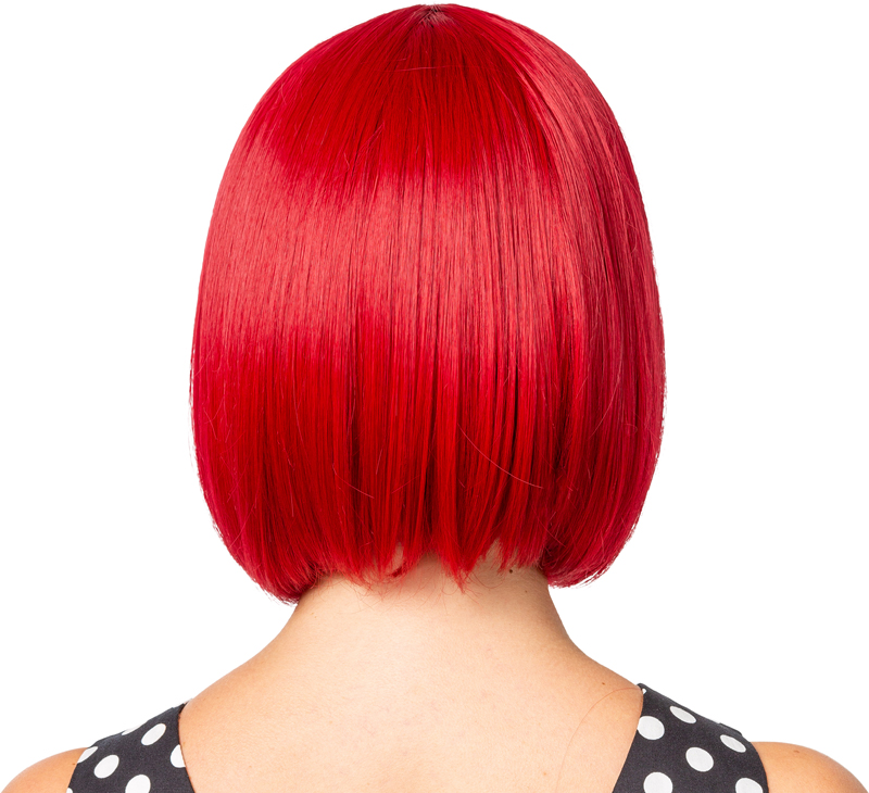 Perücke Long Bob, granatrot Perücke Long Bob, granatrot