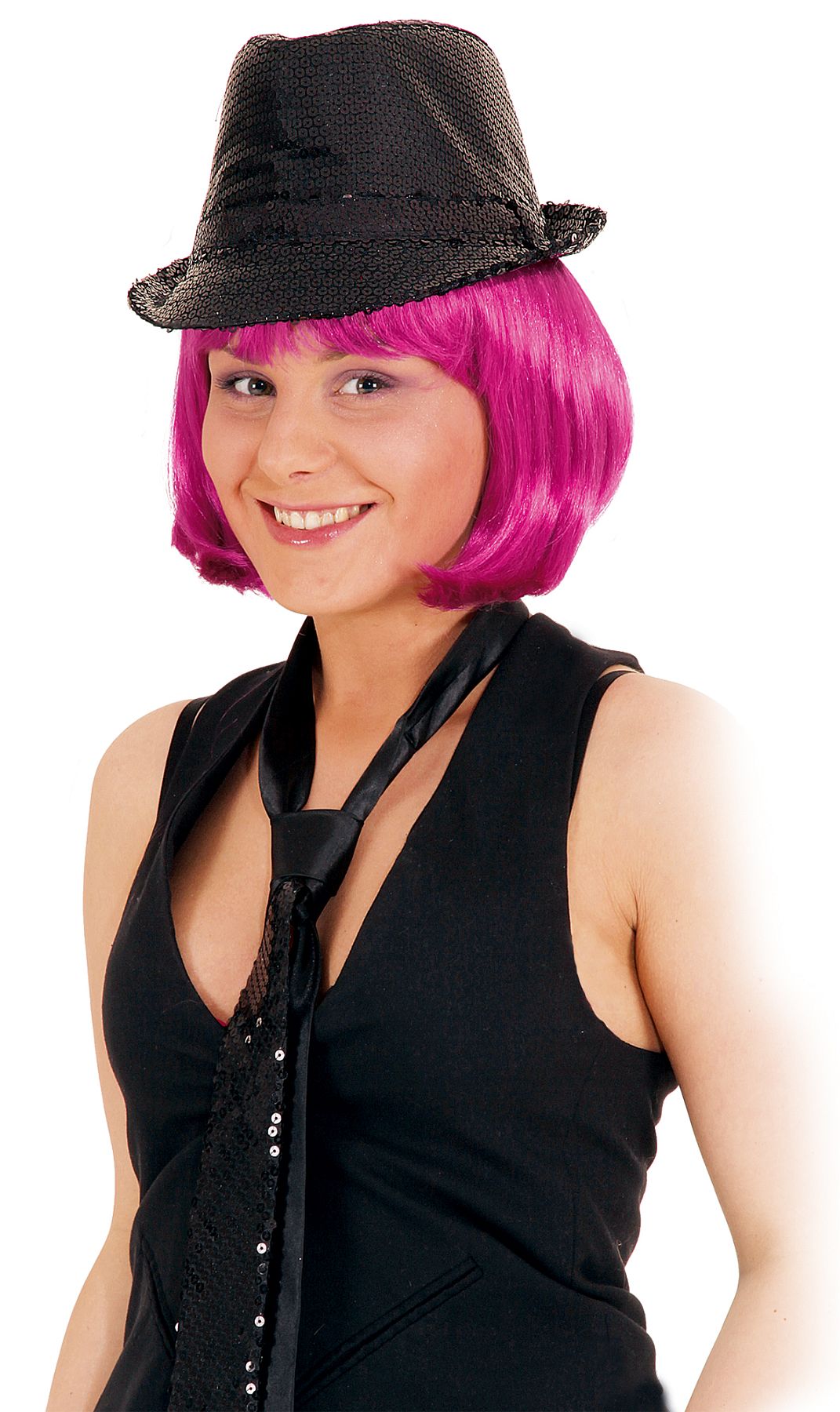 Hut Discoqueen, schwarz Hut Discoqueen, schwarz