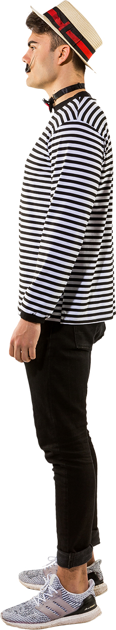 Ringelpulli Baumwolle schwarz-weiß Ringelpulli Baumwolle schwarz-weiß