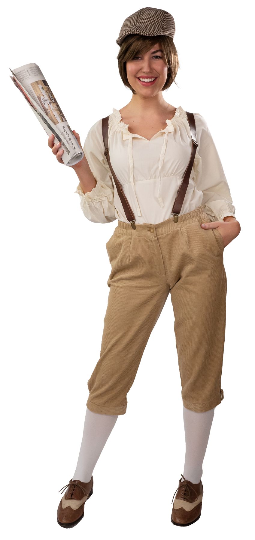 Knickerbockerhose Damen, beige Knickerbockerhose Damen, beige