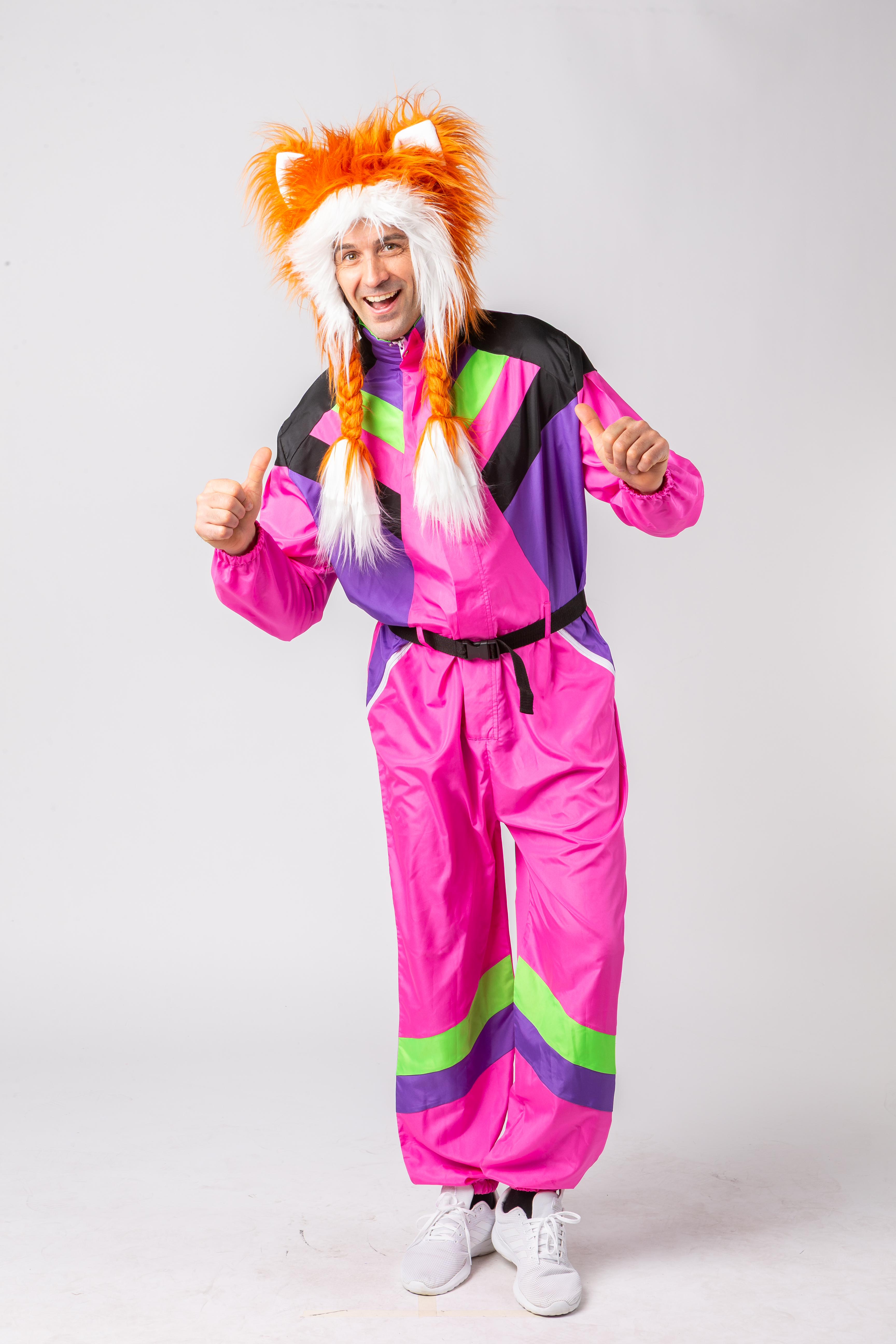 Schneeanzug Retro Herren, pink Schneeanzug Retro Herren, pink