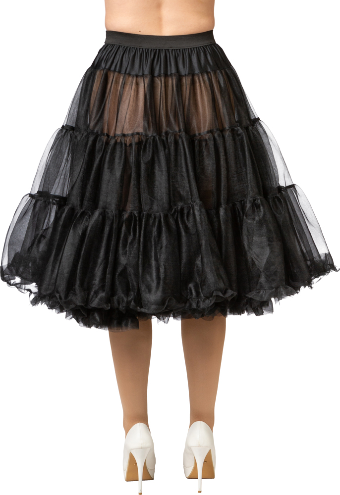 Petticoat 50er, schwarz Petticoat 50er, schwarz